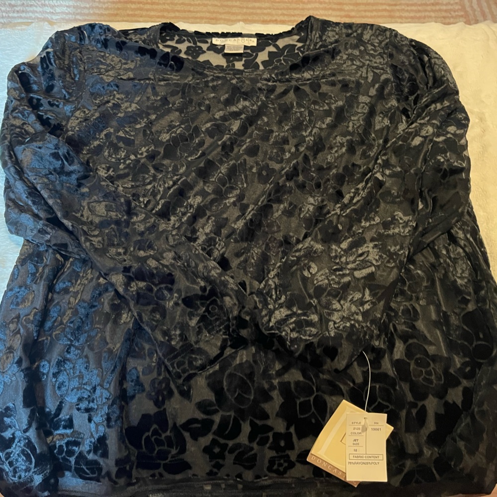Doncaster Velvet Blouse